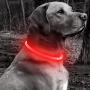 BSEEN LED Dog Collar, USB Rechargeable Glowing Pet Collar, TPU Cuttable Dog Safety Lights for Small Medium Large Dogs
