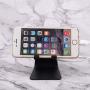 Eaglcter Adjustable Cell Phone Stand Aluminum Alloy Stable Phone Holder for Desk, Compatible with Mobile Phone/iPad (Black)