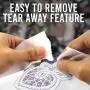 Tear Away Embroidery Stabilizer (10x12 inches) Tearaway Machine Embroidery stabilizer (120 Precut Sheets) Medium Weight 1.8 oz Fits 5x7 Hoops Mesh Embroidery Stabilizer Tear Away Embroidery Stabilizer (10x12 inches) Tearaway Machine Embroidery stabilizer (120 Precut Sheets) Medium Weight 1.8 oz Fits 5x7 Hoops Mesh Embroidery Stabilizer