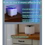 Indoor Mosquito Killer and Flying Bugs Trap, Insect and Mosquito Trap for Mosquitoes, Flies, Bugs and Insects, Bug Zappers with Anti-Escape Design.with Timing Function