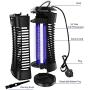 Bug Zapper Electric Mosquito Zapper Killer,Flying Insect Pest Trap Electronic Anti Pest Control Lights for Bedroom Kitchen Toilet Garden Home Indoor Use