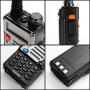 Baofeng UV-5R+ Plus UHF VHF Long Range Dual Band Ham Amateur Two Way Radio, Black