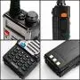 Baofeng UV-5R+ Plus UHF VHF Long Range Dual Band Ham Amateur Two Way Radio, Black