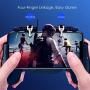 PUBG Mobile Game Controller, LEIZHAN Gamepad Grip Game Trigger Joystick with Cooling Fan for 4.7-6.5 Inch Android & iOS Phones (Upgraded Version)