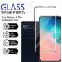 Galaxy S10e HD Clear Tempered Glass Screen Protector + Camera Lens Protectors by YEYEBF, [2+2 Pack] [Anti-Scratch] [9H Hardness] Full Coverage (Samsung Galaxy S10e)