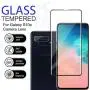 Galaxy S10e HD Clear Tempered Glass Screen Protector + Camera Lens Protectors by YEYEBF, [2+2 Pack] [Case-Friendly] [9H Hardness] Full Coverage (Samsung Galaxy S10e)