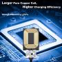 Super-Fast 1300mA Type C Qi Wireless Charging Receiver and Adapter for Google Pixel, Samsung Galaxy, LG, HTC, Motorola, Nokia, Sony, Sharp, Asus and Other USB C Universal Android Phones