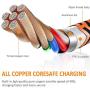 WUYA iPhone Charger MFi Certified 5 Pack - 6FT Lightning Cable Nylon Woven High Speed Data Sync Cord Compatible iPhone 11 Pro X XR max 8 7 6 6s Plus 5 SE - Color