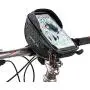 MOOZO Bike Handlebar Bag, Bicycle Phone Holder, Waterproof Cycling Frame Bags Top Tube Pouch Pannier Bike Phone Mount Stand for iPhone Xs MAX XR X 8 7 6 6S Plus Samsung S9 S8 S7 Smartphones Below 6
