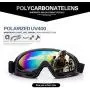 Snowboard Gogglesfor Men Girl Kids Goggle Winter Skiing Outdoor Sport Goggles Adjustable for Ski Goggles Compatible with UV 400 Protection, Wind Resistance Anti-Glare Lenses 2 Pack (Black/Transparent+Transparent)