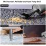 Brigii Mini Vacuum, Air Duster and Hand Pump 3 in 1, Small Cordless Handheld Vacuum, USB Rechargeable, Easy to Clean Desktop, Keyboard, Drawer, Car Interior and Other Crevices, Small Spaces -Y120 Pro