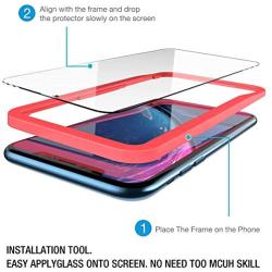 TOZO for iPhone XR / 11 Screen Protector [3-Pack] Premium Tempered Glass [0.26mm] 9H Hardness 2.5D Film Super Easy Apply for iPhone 11 / XR 6.1 Inch