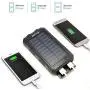 Phone Solar Charger,Yelomin 20000mAh Portable Outdoor Mobile Power Bank,Camping External Backup Battery Pack Dual USB 5V 1A/2A Outputs 2 Led Light Flashlight with Compass Phone Solar Charger,Yelomin 20000mAh Portable Outdoor Mobile Power Bank,Camping External Backup Battery Pack Dual USB 5V 1A/2A Outputs 2 Led Light Flashlight with Compass