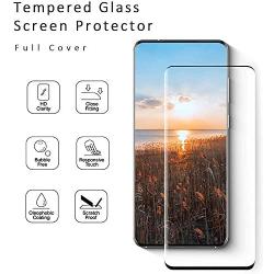 Galaxy Note 10 Plus Screen Protector,[2 Pack]9H Tempered Glass, Ultrasonic Fingerprint Compatible, HD Clear,Bubble-Free,3D Curved for Samsung Note10 Plus 5G Glass Screen Protector