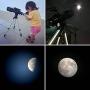 AW 70mm Astronomical Refractor Telescope Refractive Spotting Scope Eyepieces Tripod Kids Beginners