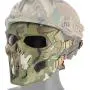 Anyoupin Airsoft Mask,Full Face Masks Skull Skeleton with Goggles Impact Resistant Army Fans Supplies Tactical Mask for Halloween Paintball Game Movie Props Party and Other Outdoor Activities