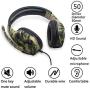 Professional Gaming Headset with Microphone Stereo Deep Bass Camouflage Wired Headphones for PC Cell Phone Laptop