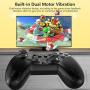 Joystick Controller PG-SW020 Game Wireless Pro Controller for Nintendo Switch Android System Device PC Device, Built-in Dual Motor Vibration, six-axis Body Function, 3D Interchangeable Function,Black