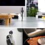 SYOSIN Cable Holder Organizer Desktop Cord Management Multipurpose Magnetic Cable Clips with 3 Cable Buckles & 2 Bases for Cell Phone Cable (Dark)