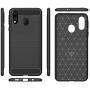 Samsung A20 case,Galaxy A20 Case,Galaxy A30 Case,MAIKEZI Soft TPU Slim Fashion Anti-Fingerprint Non-Slip Protective Phone Case Cover for Samsung Galaxy A20/A30(Black Brushed TPU)