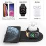 Wireless Charger for AirPods, ASSENIO 3 in 1 Wireless Charging Pad Compatible with iPhone 11, Pro Max/Xs/XR/X/ 8 Plus/ 8, Apple iWatch Series 5/4/3/2/1, Airpods,