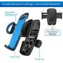 WALOTAR USB C PD Car Cigarette Lighter iPhone Mount Holder- Fast Car Charger 45W Power Delivery Dual Port(USB TypeC+QC3.0),Adjustable Cell Phone Cradle with USB C to Lightning Cable