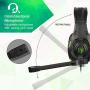 SADES SA-938 Multi-Platform Playstation 4Gaming Headset with Mic 3.5MM Jack in-LINE Volume Control Over-Ear Headphones for New PC/PS4/XboxOne/Smartphones
