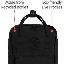 Fjallraven, Kanken, Re-Kanken Mini Recycled Backpack for Everyday Use, Heritage and Responsibility Since 1960