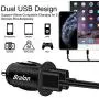 USB Car Charger[4-Pack],Bralon Mini 24W/4.8A Dual USB Fast Car Charger Flush Fit Compatible with iPhone 11/11 Pro/XS/Xr/X/8 7 6 S Plus,Galaxy Note S10 S9 S8 S7,iPad,Mp3&More