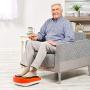 Power Legs Vibration Plate Foot Massager Platform with Rotating Acupressure Heads Multi Setting Electric Foot Massager with Remote Control