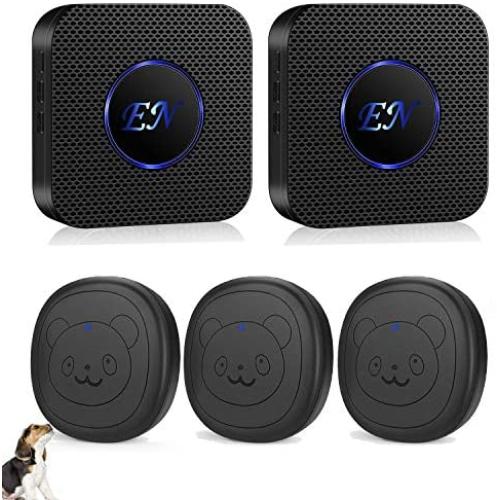 EverNary Dog Door Bell Wireless Doggie doorbells for Potty Training with Warterproof Touch Button Dog Bells Included Receivers + Transmitters