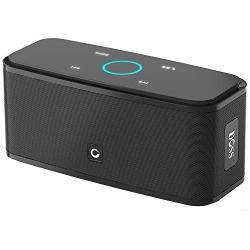 DOSS SoundBox Touch Portable Wireless Bluetooth Speakers with 12W HD Sound and Bass, 20H Playtime, Handsfree, Speakers for Home, Outdoor, Travel-Black