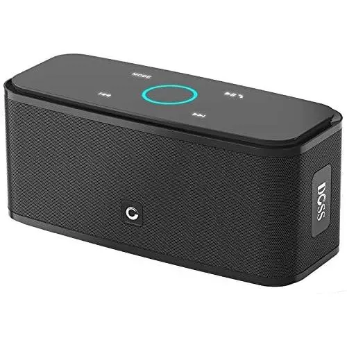 DOSS SoundBox Touch Portable Wireless Bluetooth Speakers with 12W HD Sound and Bass, 20H Playtime, Handsfree, Speakers for Home, Outdoor, Travel-Black DOSS SoundBox Touch Portable Wireless Bluetooth Speakers with 12W HD Sound and Bass, 20H Playtime, Handsfree, Speakers for Home, Outdoor, Travel-Black