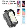 ROCKBROS Bike Bag Phone Holder Bike Pouch Bicycle Front Frame Bag Waterproof Top Tube Bag Bike Accessories Bag Compatible with iPhone Xs Max 11 Pro Plus, Samsung S10