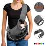 YUDODO Pet Dog Sling Carrier Breathable Mesh Travel Safe Sling Bag Carrier for Dogs Cats