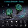 Wireless Earbuds Bluetooth 5.0 with USB Charging Case IPX8 Waterproof HiFi Stereo Noise Cancelling Headphones in Ear Built in Mic Headset 120H Playtime for Sport Black