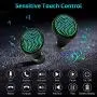 Wireless Earbuds Bluetooth 5.0 with USB Charging Case IPX8 Waterproof HiFi Stereo Noise Cancelling Headphones in Ear Built in Mic Headset 120H Playtime for Sport Black