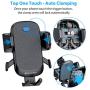 DesertWest Universal Car Vent Phone Mount [One Touch Auto Grip] Upgraded Cell Phone Holder for Car Ultra Stable Easy Vent Mount for iPhone 11 Pro X SE 2020 Samsung LG Moto Google All 4-7 Inch Phones