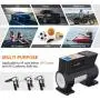 Tire Inflator Air Compressor, Portable 12V DC Air Pump with Digital LCD Display,150 PSI Tire Pump with Auto Shut Off and 3 Modes LED Light for Car Tires, Truck, Motorcycle, Bicycle