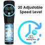 Percussion Massage Gun for Athletes - Percussive Handheld Deep Tissue Back Massager for Sore Muscle Pain Relief & Recovery - Portable Electric Body Massager Sports Drill