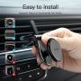 Magnetic Car Phone Mount-FLOVEME Upgraded L Type Clip Air Vent Cell Phone Holder-for Car N52 Magnet 360 Degree GPS Holder Mount for iPhone 11 Pro Max XR XS X 8 7 Plus Samsung Galaxy Note 10 S9 S8