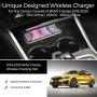 CarQiWireless Wireless Phone Charger for 2019 2020 2021 BMW 3 Series G20 Fast Charging Wireless Charging Pad for BMW 330i, 330i xDrive, M340i, M340i xDrive, 330e, 330e xDrive Accessories