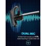 Bluetooth Headset V5.1 aptX HD Wireless Bluetooth Earpiece with CVC8.0 Dual Mic Noise Cancelling 16Hrs Hands-Free Talking for Cell Phone iPhone Android Laptop Skype Trucker Driver