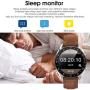 mijiaowatch L7 Smart Watch, Fitness Tracker Blood Pressure Watch with Heart Rate Monitor Ip68 Waterproof Sport Smart Watches Compatible with iOS&Android (Brown)