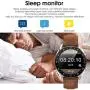 mijiaowatch L7 Smart Watch, Fitness Tracker Blood Pressure Watch with Heart Rate Monitor Ip68 Waterproof Sport Smart Watches Compatible with iOS&Android (Brown)