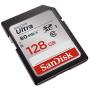 SanDisk Ultra 128GB SDXC UHS-I Memory Card up to 80MB/s (SDSDUNC-128G-GN6IN), Black