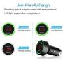 Palumma 24W/4.8A Dual USB Car Charger, 12V to USB Outlet with Cigarette Lighter Voltage Meter LED/LCD Display Battery Low Voltage Warning (Black) Palumma 24W/4.8A Dual USB Car Charger, 12V to USB Outlet with Cigarette Lighter Voltage Meter LED/LCD Display Battery Low Voltage Warning (Black)