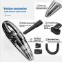 Handheld Vacuum Cordless，with Rechargeable Quick Charge Battery, Lightweight Mini Hand Vac Portable Hand Held Vacuum Cleaner Cordless for Home, Kitchen, Car Wet Dry Cleaning Pet Hair