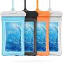 Floatable Waterproof Phone Pouch, Cambond Floating Water Proof Cell Phone Case Both Sides Clear Dry Bag for iPhone XS Max/XR/X/8/7 Plus Galaxy Pixel Up to 6.5", Snorkeling Cruise Ship Kayaking, 4 Pack