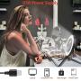 Lomanda 10" Selfie Ring Light with Tripod Stand Ring Light with Cell Phone Holder 3 Light Modes & 10 Brightness Level Multi-Angle Fill Light for YouTube Video/Photography Compatible